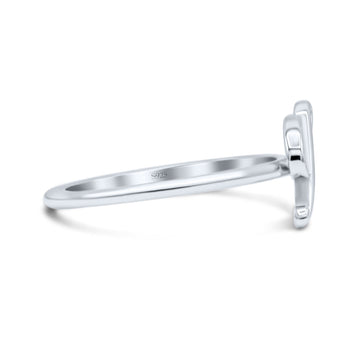 Initial S Alphabet Letter Name Monogram Statement Trendy Thumb Band